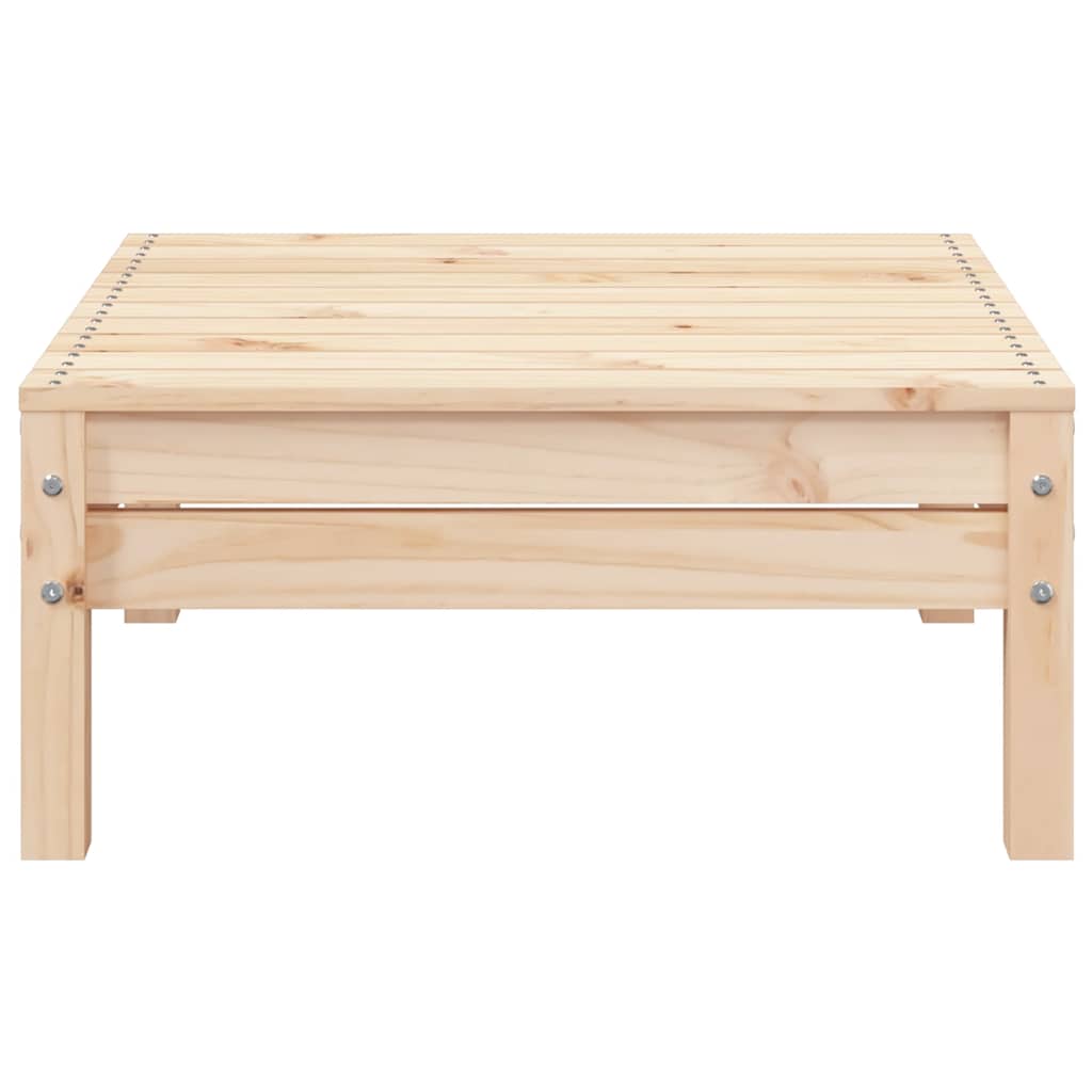Garden Footstool Solid Wood Pine